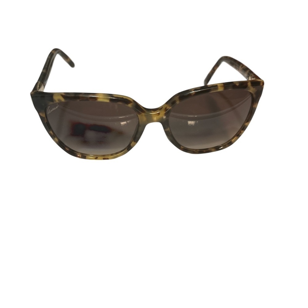 Gucci GG3502/S 4GXED Tortoiseshell Cat Eye Sunglasses Brown Lens